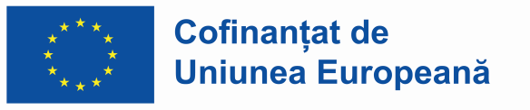 European Union emblem - Cofinanțat de Uniunea Europeană
